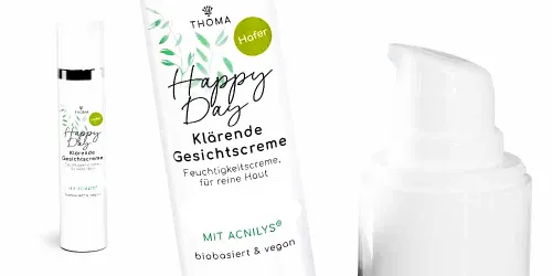 Airlessspender für eine Creme gegen Akne und unreine Hauit