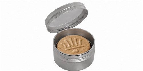 Runde Dose mit Abtropfsieb für Shampoobars
