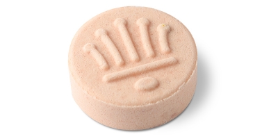 Shampoobar für feines Haar mit Wildrosenöl - festes Shampoo aus eigener Manufaktur mit THOMA Naturpflege Prägung.